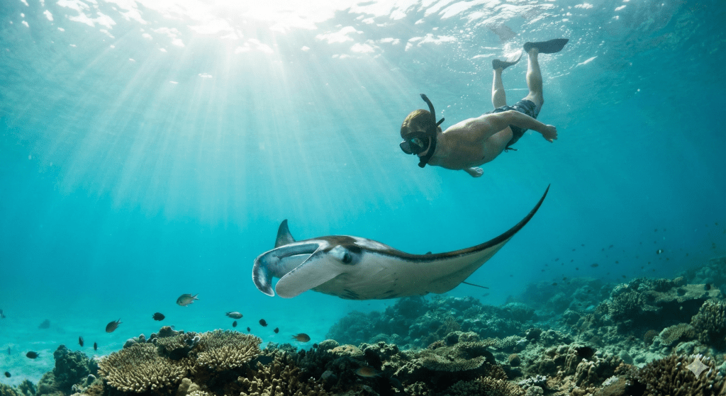 Paket Tour + Snorkeling Nusa Penida 1 Hari: Berenang Bareng Manta Ray! (All In)