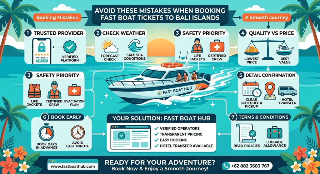 7 Mistakes to Avoid When Booking Fast Boat Tickets in Bali